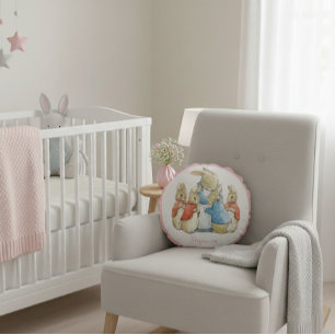 Classic Beatrix Potter Peter the Rabbit Round Cushion