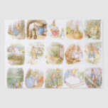 Classic Beatrix Potter  Tissue Paper<br><div class="desc">This beautiful and nostalgic tissue paper depicts "The Tale of Peter the Rabbit".  The classic story images are perfect for adding a special touch to your gifts or for crafts.</div>