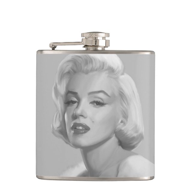 Classic Beauty 3 Hip Flask (Front)
