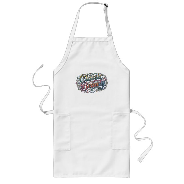 Classic Beauty Long Apron (Front)