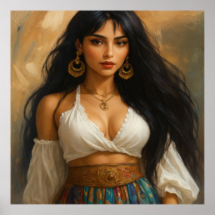 Classic Beauty Woman Poster