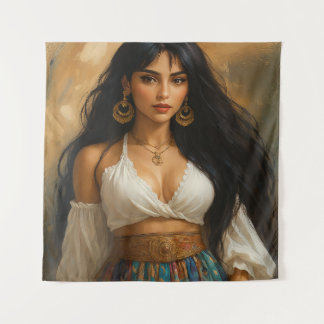 Classic Beauty Woman Tapestry