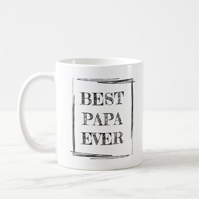 CLASSIC BEST PAPA EVER COFFEE MUG (Left)