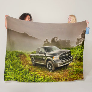 Classic Big Truck Off Road Acrylic Art Fleece Blanket