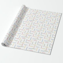 Classic Birthday Candles Wrapping Paper
