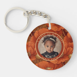 Classic Birthday Gifts For Husband Floral Anemones Key Ring