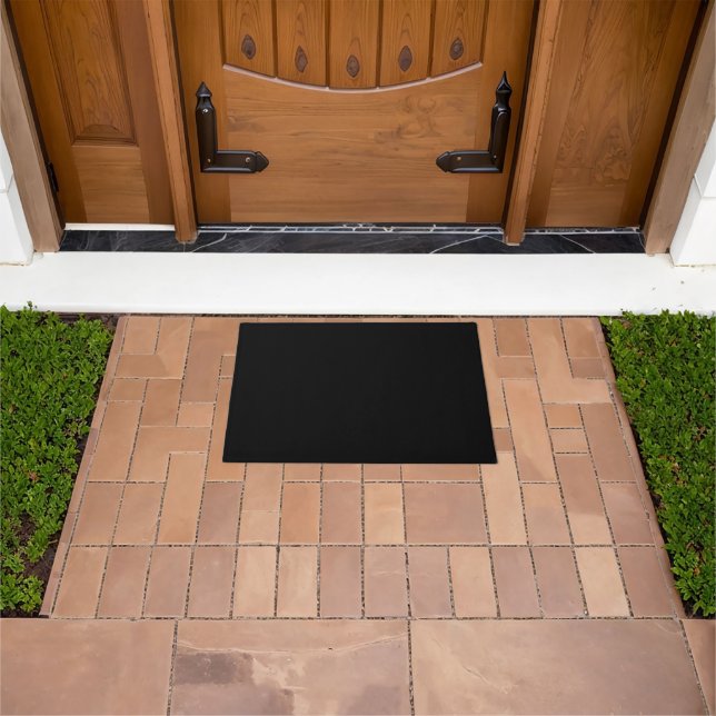 Classic Black Accent Entryway Door Mat (Outdoor)