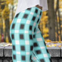 Classic Black and Blue White Check Pattern
