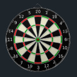 Classic Black and White Dartboard<br><div class="desc">Classic Black and White Dartboard.</div>