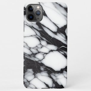 Classic Black And White Marble Slab Pattern iPhone 11Pro Max Case