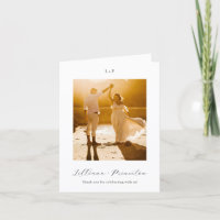 Classic Black and White Monogram Elegant Wedding