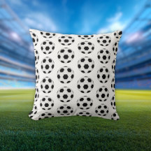 Classic Black and White Soccer Ball Pattern