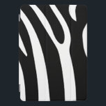 Classic Black and White Zebra Stripes Print iPad Pro Cover<br><div class="desc">Classic Black and White Zebra Print</div>