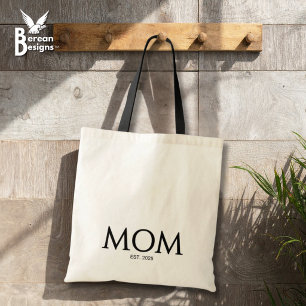 Classic Black Caps Mum Established  Tote Bag