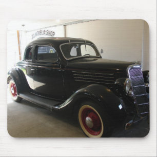 Classic Black Car Mouse Pad