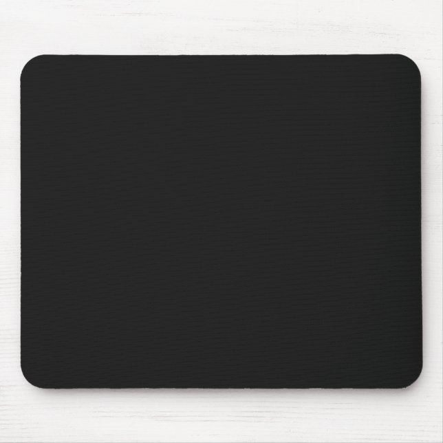 Classic Black Customisable Mouse Pad (Front)