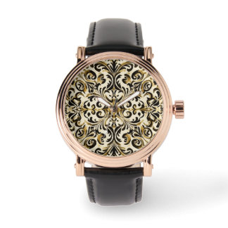Classic Black Gold, European Style, Men Watch