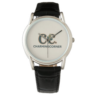 Classic Black Leather Watch (C.C)