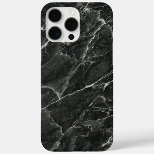 Classic Black Marble iPhone 16 Pro Max Case