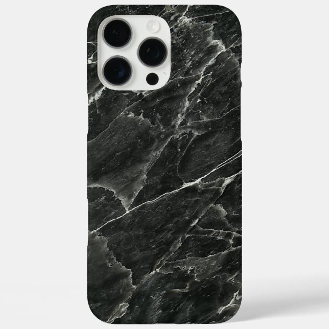 Classic Black Marble Case-Mate iPhone Case (Back)