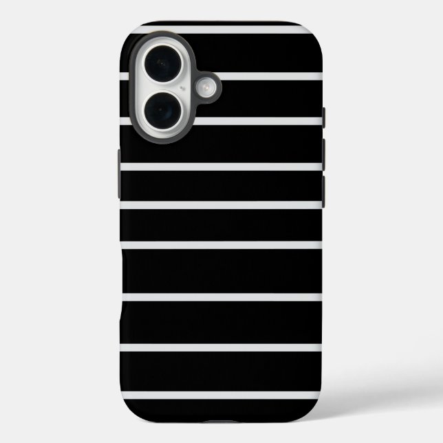 Classic Black Metalic Cream Veil  Case-Mate iPhone Case (Back)