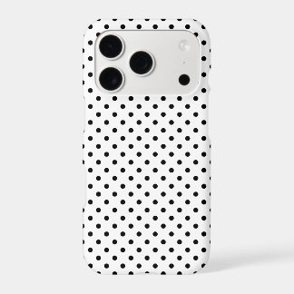 Classic Black Tiny Polka Dot Pattern