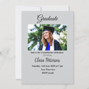 classic black white class add year scho graduation announcement