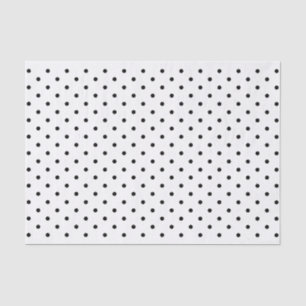 Classic Black White Polka Dots Pattern Gift Wrap Tissue Paper