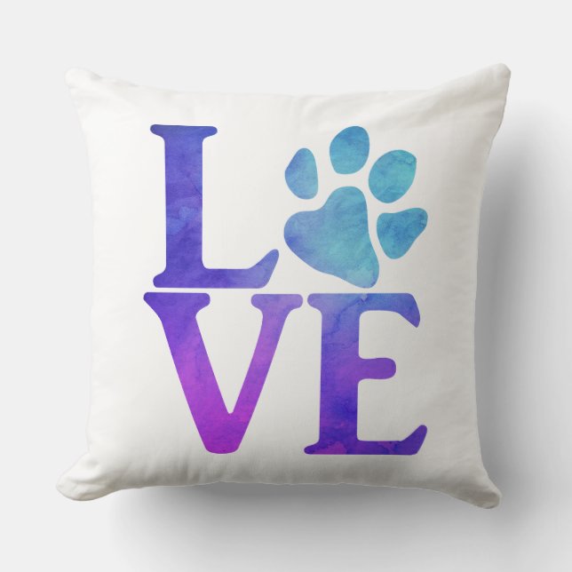 Classic Blue and Purple Cushion (Front)