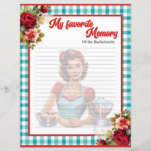 Classic Blue Bachelorette Party Favourite Memory