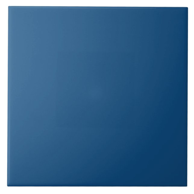 Classic Blue Colour Ceramic Tile (Front)