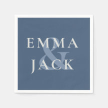 Classic Blue Elegant Serif Font modern ampersand