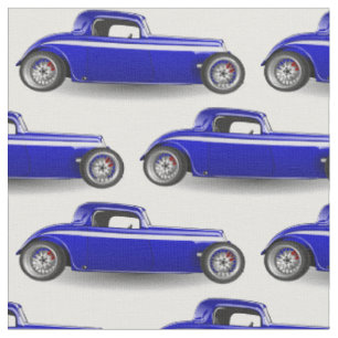 Classic Blue Hot Rod Fabric