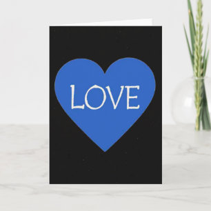 Classic Blue Love Card