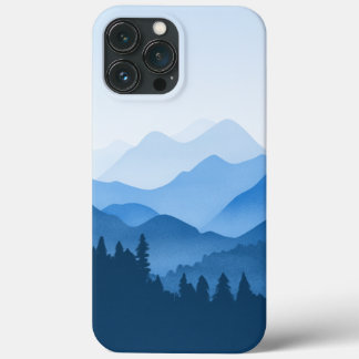 Classic Blue Mountains iPhone 13 Pro Max Case