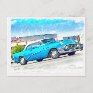 Classic Blue Postcard