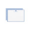 Classic Blue Seashell Personalised 5x3" Stationery