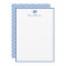 Classic Blue Seashell Personalised Stationery