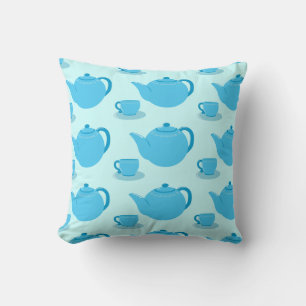 Classic Blue Teapot Cushion