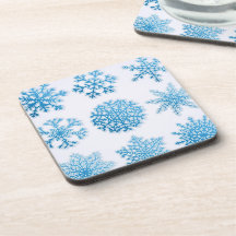 Classic Blue & White Snowflakes Christmas
