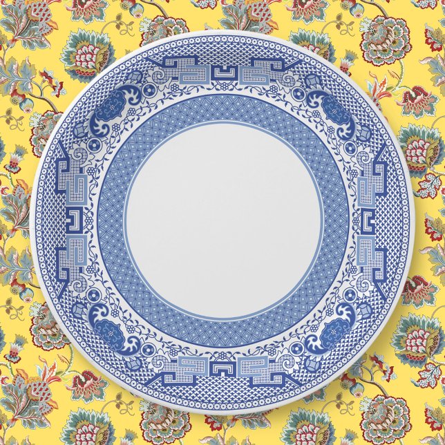Classic Blue Willow Paper Plates (Creator Uploaded)