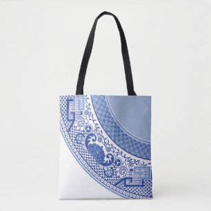 Classic Blue Willow Tote Bag