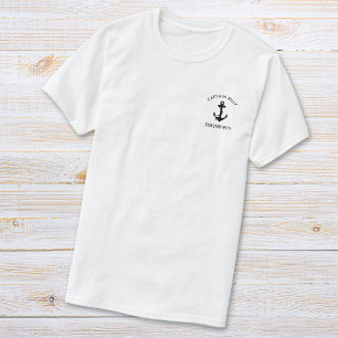 Classic Boat Anchor Captains T-Shirt