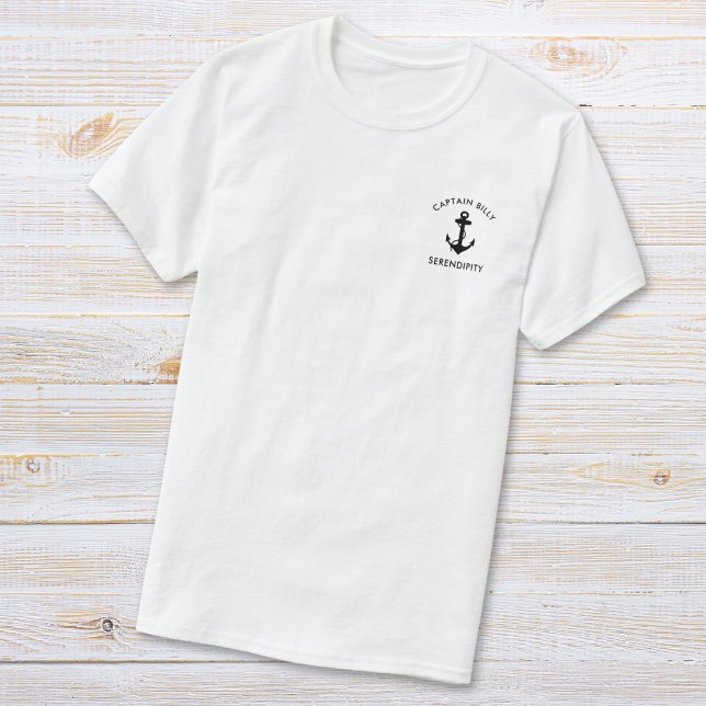 Classic Boat Anchor Captains T-Shirt (Creator Uploaded)