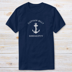 Classic Boat Anchor Captains T-Shirt