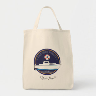 Classic Boats Albin 25 grocery tote Bag