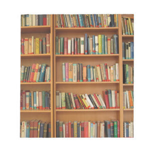 Classic book shelf pattern, bookcase,books,old notepad