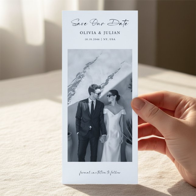 Classic Bookmark Photo Save the Date (Creator Uploaded)