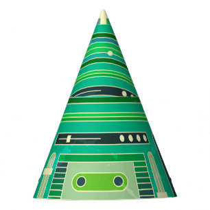 Classic Boom Box Vintage Image Party Hat