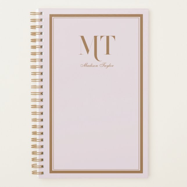 Classic Border Personalised Planner (Front)